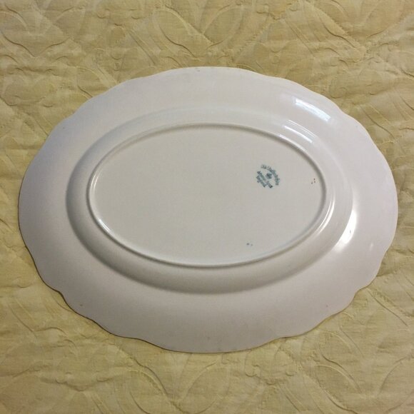Vintage Old Staffordshire Johnson Bros England MARLOW Medium Serving Platter - Picture 10 of 14
